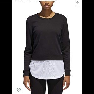 Adidas dual layer sweatshirt